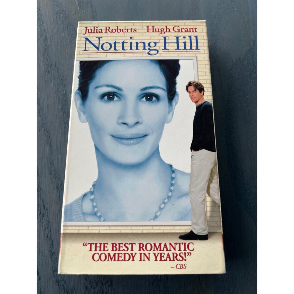 Notting Hill Julia Roberts RomCom Movie Vintage 1999 VHS Tape Pre-Loved